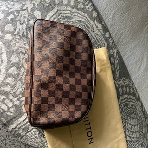 Louis Vuitton Brown Damier toiletry bag
